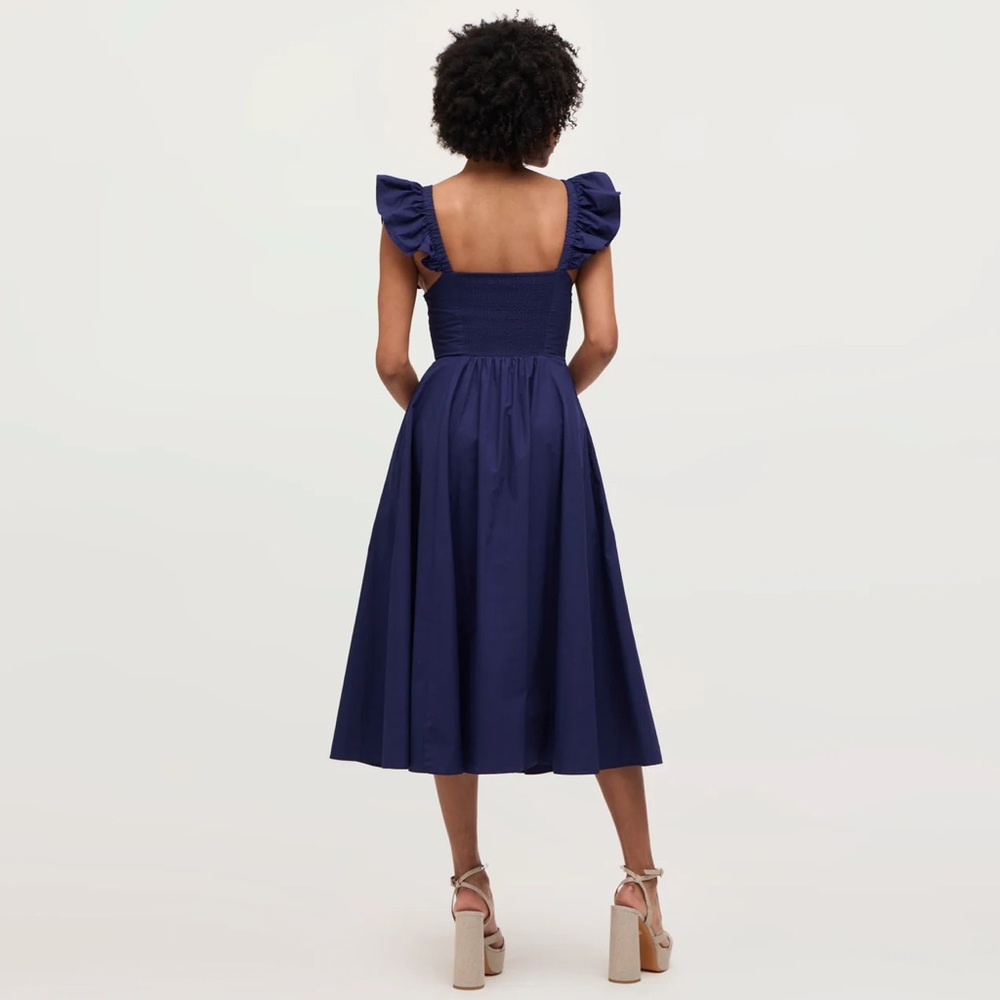 Hill House Daphne Dress Navy size S - Picture 2 of 3